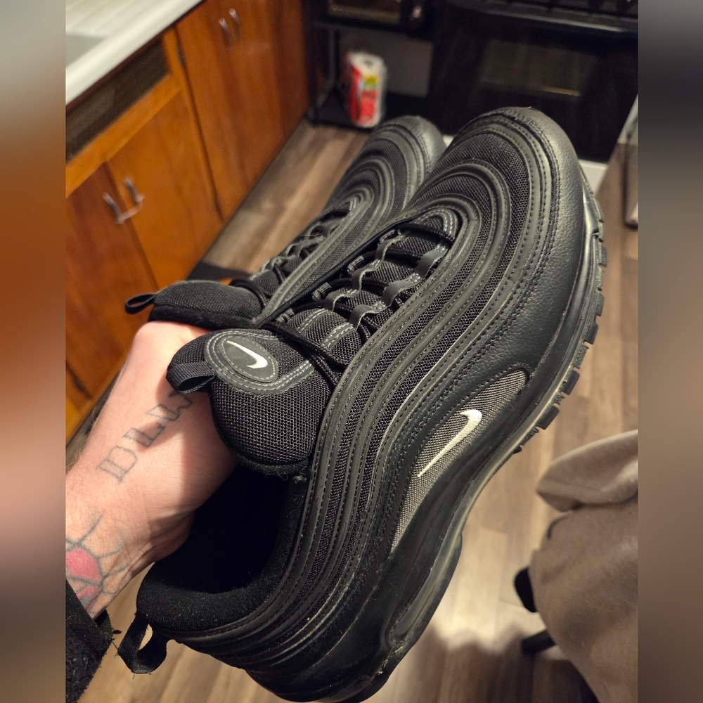 Airmax 97s Tripple Black Mens 14 - Picture 15 of 16